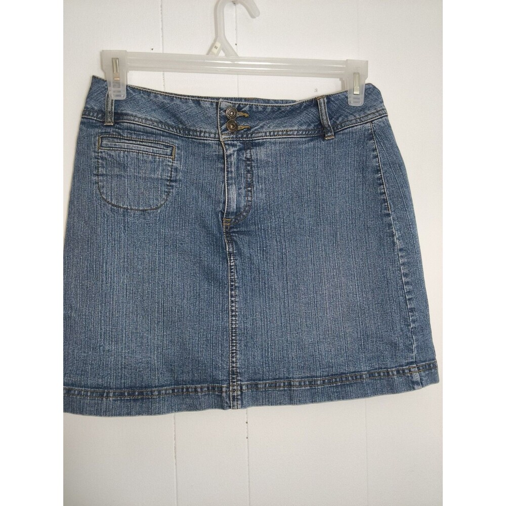 St John Bay Denim Skort Size 8